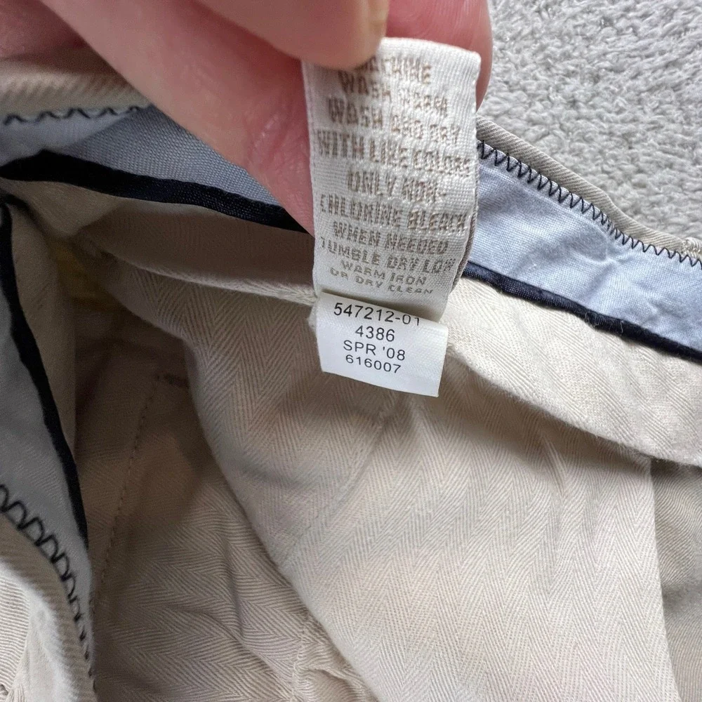Banana Republic‎ Mens Chino Pants Khaki Wide Straight Leg 34x34 Kentfield Skater
